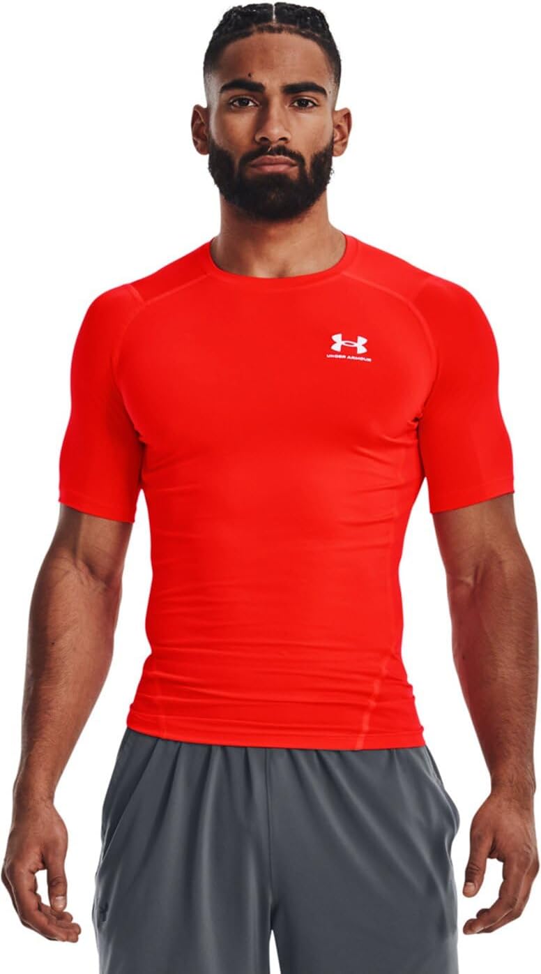 Under Armour Mens Armour Heatgear Compression Short-sleeve T-shirt Short Sleeve