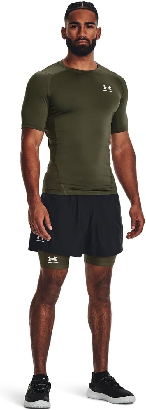 Under Armour Mens Armour Heatgear Compression Short-sleeve T-shirt Short Sleeve