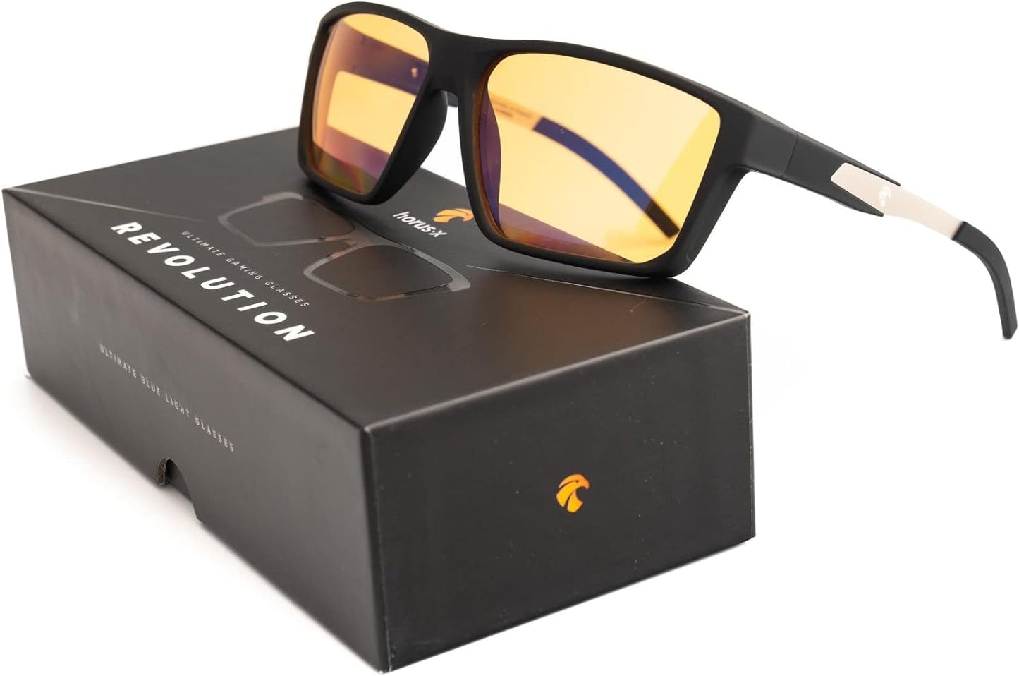 HORUS X • Blue Light Blocking Glasses - Gaming and Sunglasses - Anti-Fatigue & Eyestrain for Screens - Esport - Men and Women