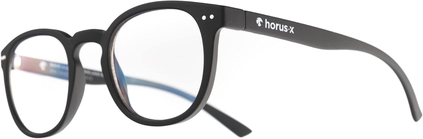 HORUS X • Blue Light Blocking Glasses - Gaming and Sunglasses - Anti-Fatigue & Eyestrain for Screens - Esport - Men and Women