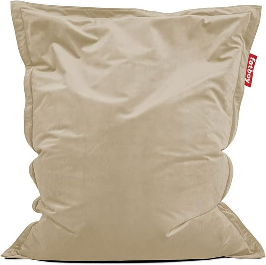 Fatboy Slim Velvet Bean Bag - Camel Brown