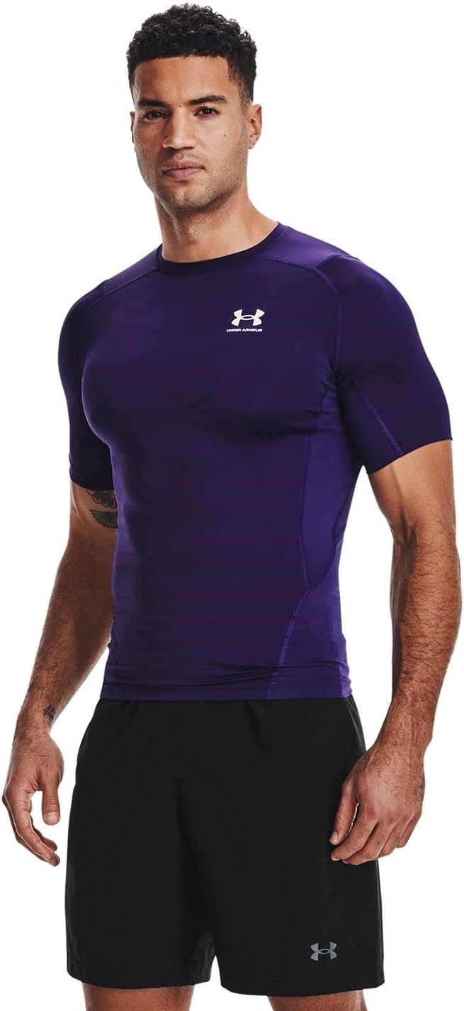 Under Armour Mens Armour Heatgear Compression Short-sleeve T-shirt Short Sleeve