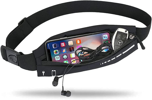 Wawasia Ultra Thin Running Belt For Women And Men, Jogging Training Runner's Small Bag Equipment Accessories, Running Jogging Bicycle Waist Bag, Mobile Phone Bracket Travel Gifts For iPhone Samsung