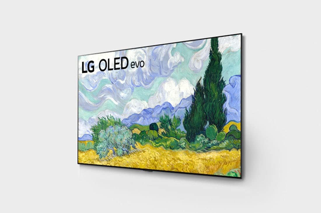 LG OLED TV 65 Inch G1 Series Gallery Design 4K Cinema HDR webOS Smart with ThinQ AI Pixel Dimming, OLED65G1PVA, Model 2021