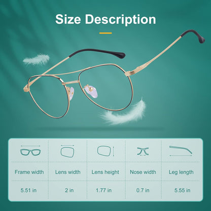 Gimdumasa Blue Light Filter Eyewear for Men Women Computer Gaming Anti Eye Fatigue Non Prescription Lens Blue Light Glasses