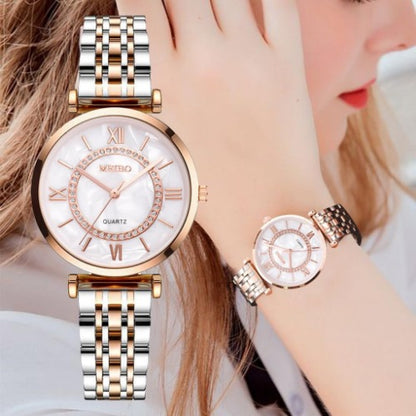 Luxury Womens Watch Gifts Rose Gold for Lady Female Elegant Wrist Watches