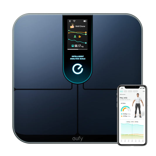 eufy Weight Scale P3, Wi-Fi Fitness Tracking Smart Scale, Intelligent Analysis, 3D Virtual Body Mode, Weighing Scale with Emojis, 16-Measurement Digital Scale with Heart Rate, BMI, Multi-Modes