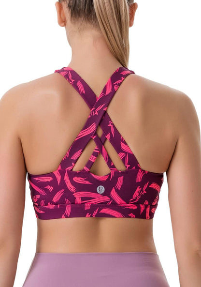 RUNNING GIRL womens Full Coverage Women's Plus Sports Bras