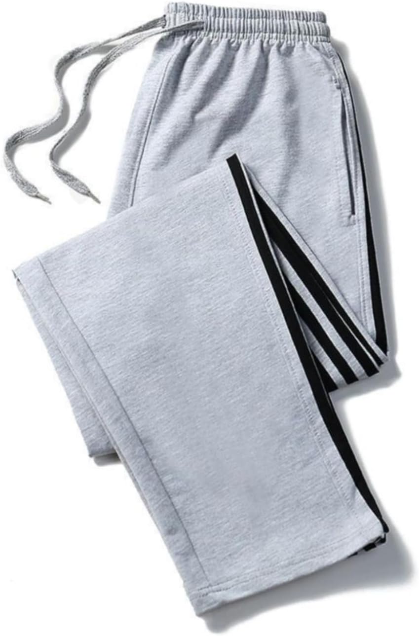 Men's Jogger Sweatpants,Long Jogger Sweatpants for Men,Lounge Pants with Zipper Pockets Athletic Pants Traning Track Pants