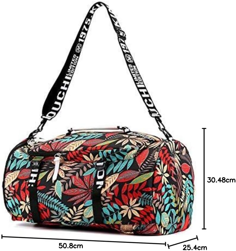 Gym Duffel Bag Women Overnight Medium Lightweight Foldable