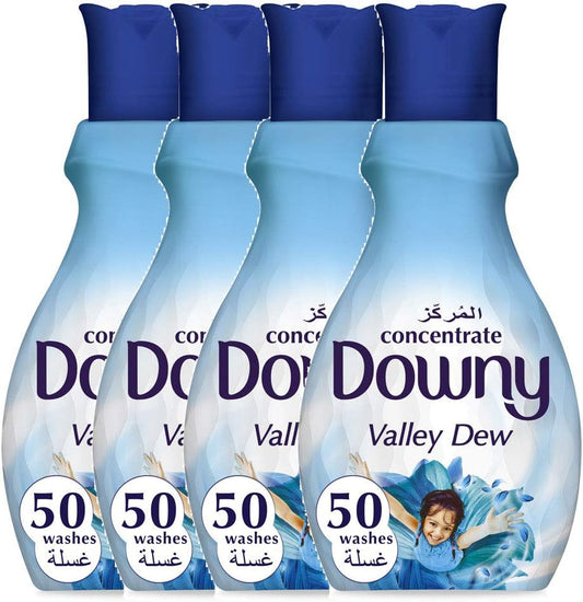 Downy Concentrate Fabric Conditioner - Valley Dew, 4 X 2L