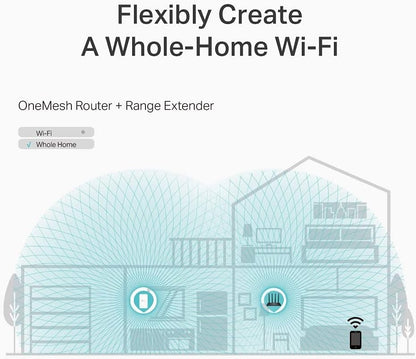 TP-Link Archer AX10 Next-Gen Wi-Fi 6 Router, AX1500 Mbps Gigabit Dual Band Wireless, OneMesh Supported, Beamforming & MU-MIMO, Ideal for Gaming Xbox/PS5/Steam and 4K, Works with Alexa