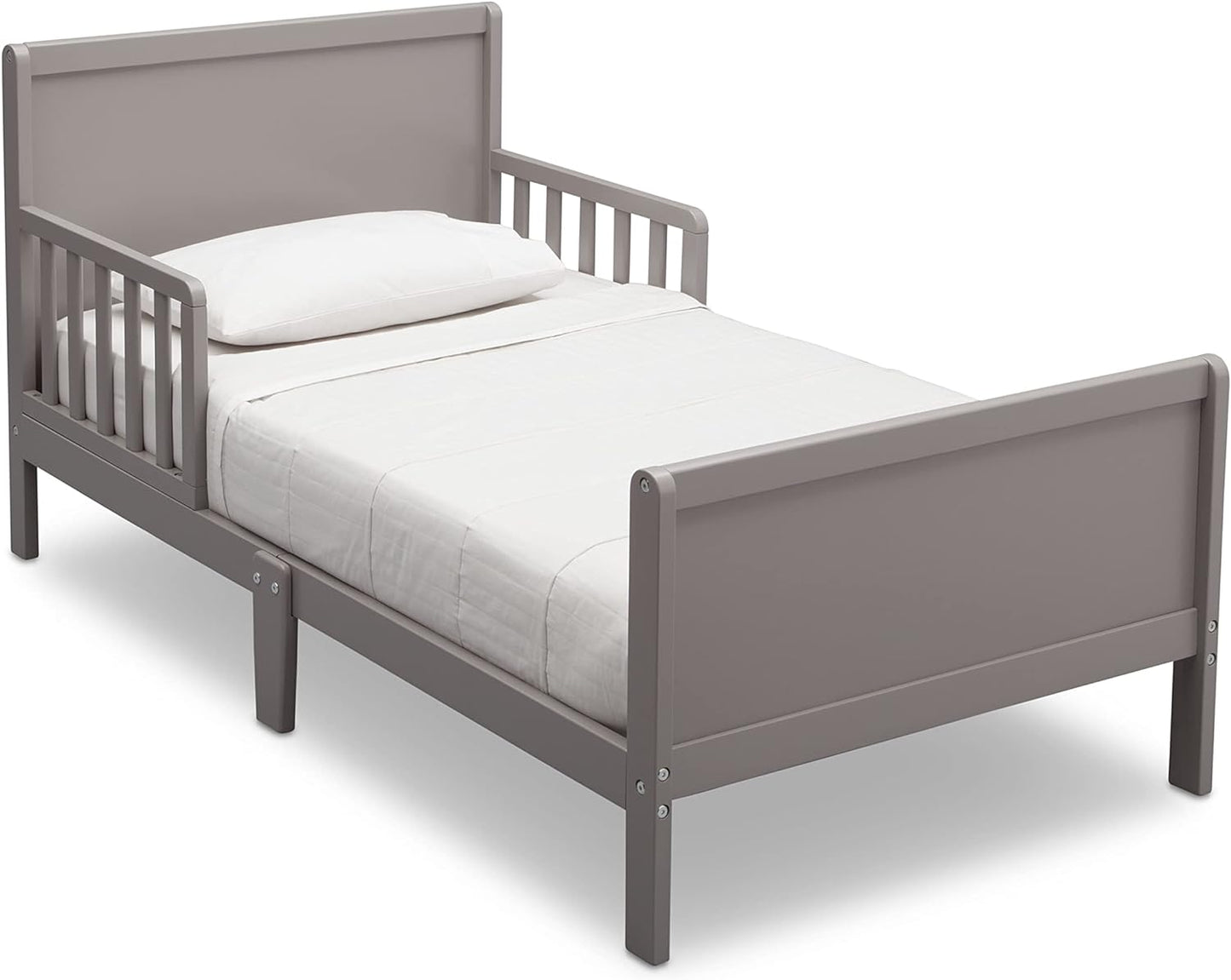 Delta Children Fancy Toddler Bed, Grey, Piece Of 1, 540610 026, 55.25X30X26.5 Inch Pack Of 1