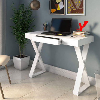 Artany Veneza Desk, Nogal, W 90.8 X D 50 cm H 77.6