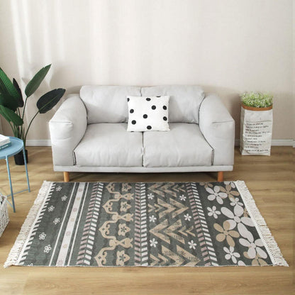 Area Rugs For Living Room Bedroom, Cotton Linen Floor Mat, Mrkhojahas 50x160cm