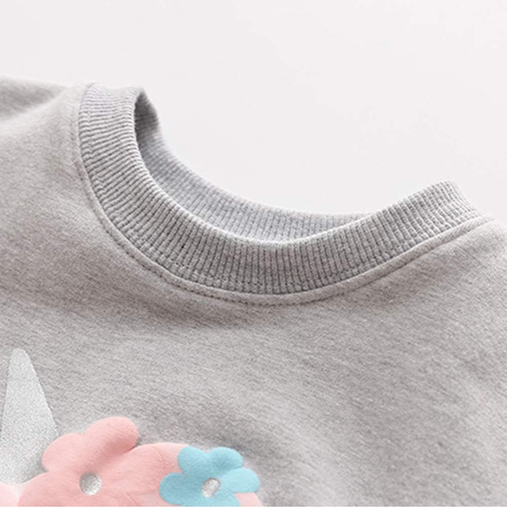 WELAKEN Unicorn Sweatshirts for Girls Toddler & Kids II Little Girl's Pullover Tops Sweaters & Hoodies