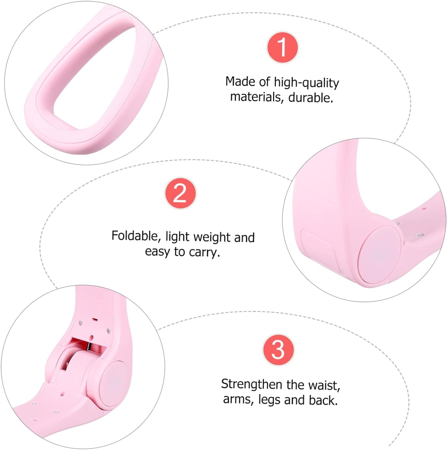 Sosoport 2 Pcs Leg Clip Lady Tools Weight Loss Equipment Home Fitness Equipment Waist Thigh Trimmer Inner Thigh Workout Thigh Waist Trainer Weight Loss Device Birthday Gift Thigh Exerciser