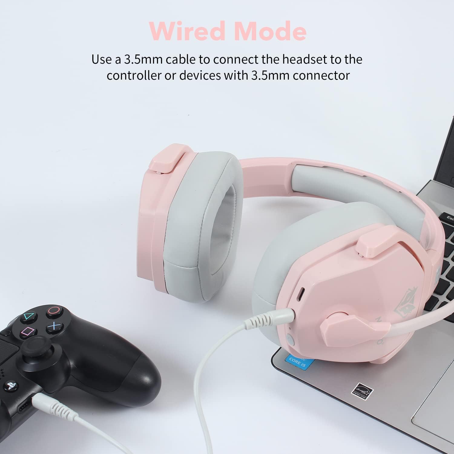 Gaming headset discount with clear microphone