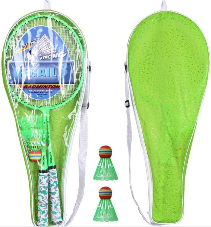 Kids Badminton Racket Set - Badminton Racket Set - 2 Person Backyard Youth Set with Badminton Balls for Kids Indoor Outdoor Sports (Includes 2 Rackets + 2 Badminton Balls)