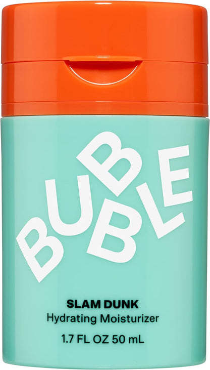 Bubble Skincare Slam Dunk Hydrating Facial Moisturizer - Natural Aloe Juice + Avocado Oil for Skin Hydration and Blue Light Protection - Daily Face Moisturizer for Sensitive Skin (50ml)