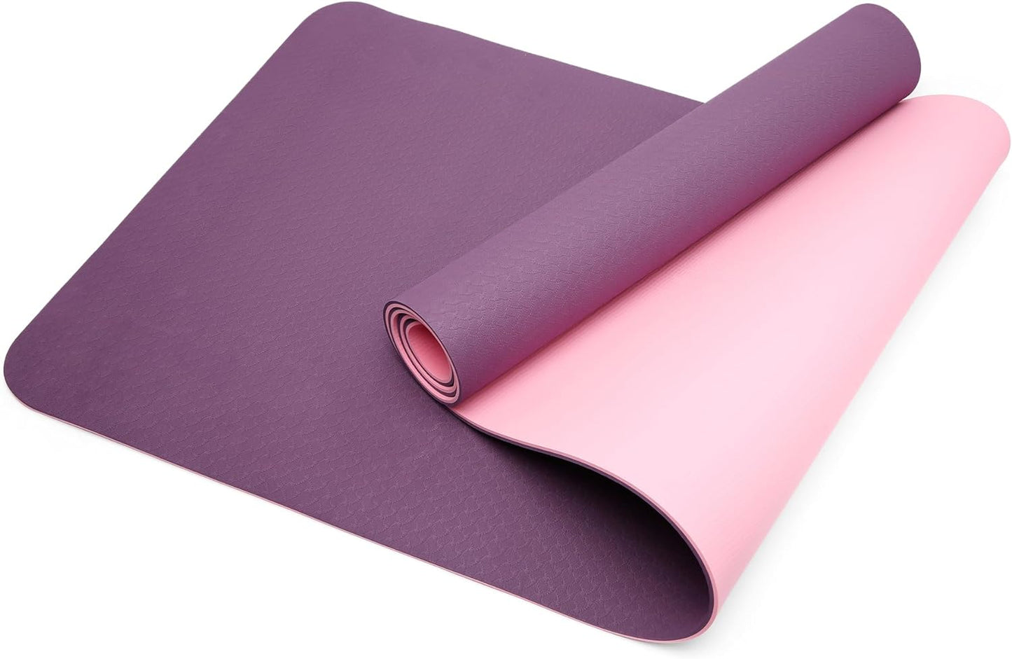 MahMir Yoga Mat Anti-Slip Exercise Mat with Carrying Bag Fitness Mat for Pilates 183CM*61CM*6MM Thickness for Woman Man Beginners