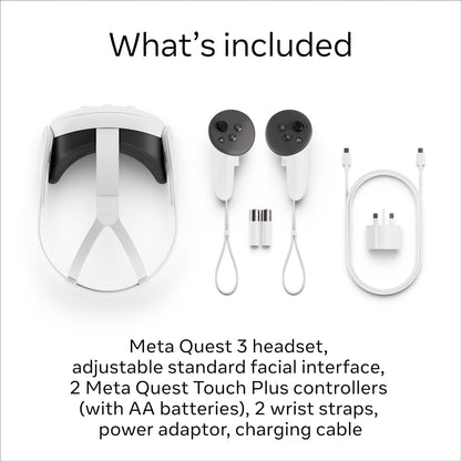 Quest 3 Advanced All-In-One VR Headset 128GB White