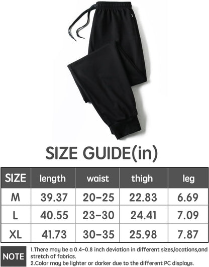 Men's Jogger Sweatpants,Long Jogger Sweatpants for Men,Lounge Pants with Zipper Pockets Athletic Pants Traning Track Pants