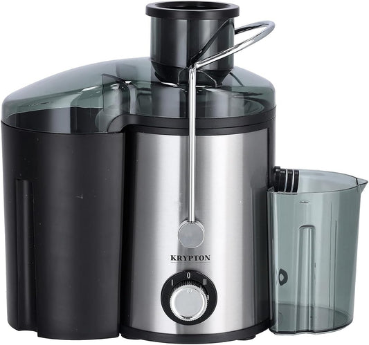 Krypton 450ml Capacity Powerful Motor 2 Speed Stainless Juice Extractor KNJE6302 Silver