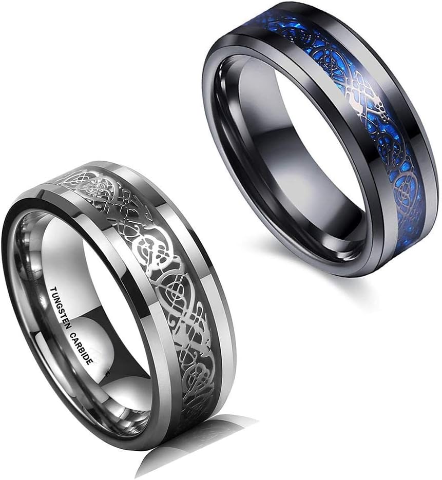 YouBella Jewellery Stainless Steel Rings Combo for Men and Boys (YBRG_20232), Metal, No Gemstone