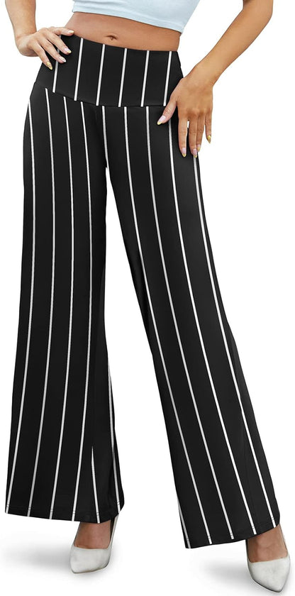 Arolina Women's Stretchy Wide Leg Palazzo Lounge Pants Casual Comfy High Waist Palazzo Pants