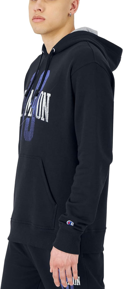 Champion mens Graphic Powerblend Fleece Hood Graphic Powerblend Fleece Hoodie