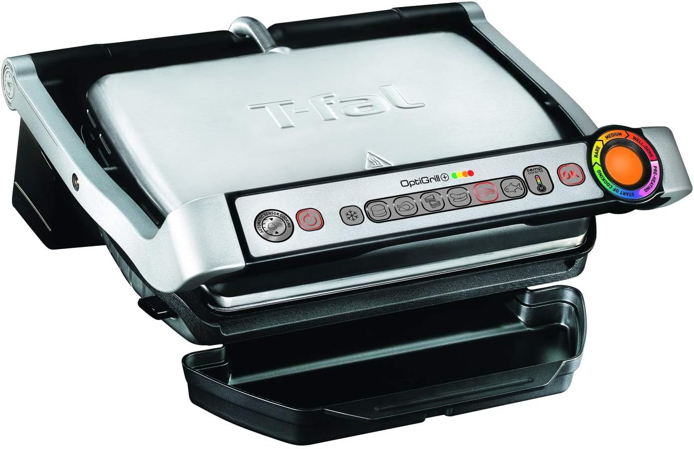 Tefal indoor Electric Grill, Optigrill Plus/BBQ. With snacking and baking accessory, GC715D28