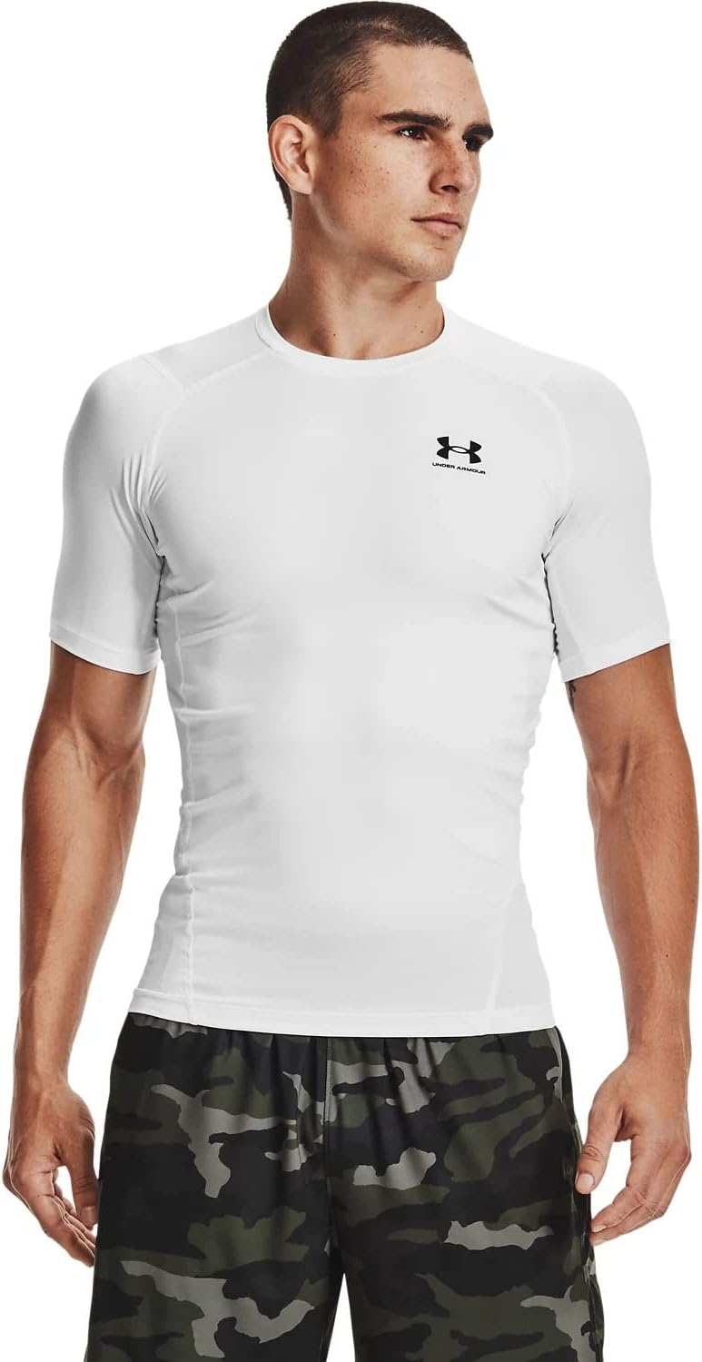 Under Armour mens Armour Heatgear Compression Short-sleeve T-shirt Short Sleeve