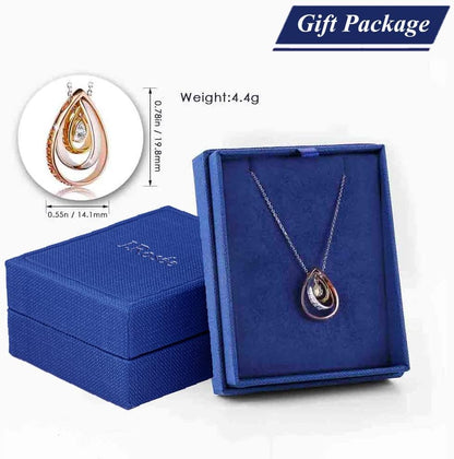 Swarovski Elements 925 Sterling Silver Pendent Necklace for Women Gift JRosee Jewelry