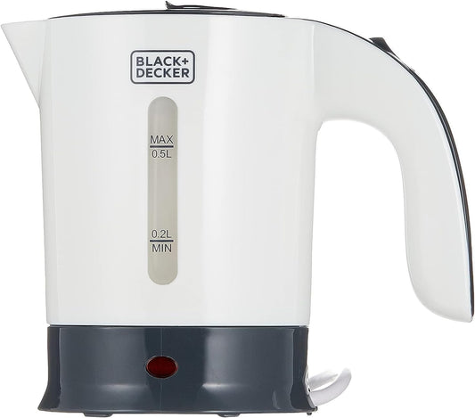 BLACK+DECKER Travel Kettle, White - Tr250Ja,