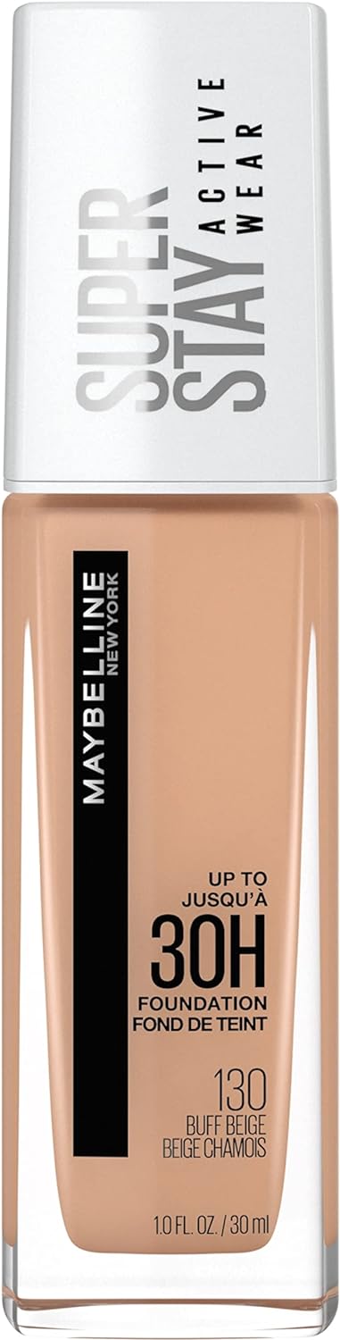 Maybelline Super Stay Full Coverage Liquid Foundation Makeup, Porcelain