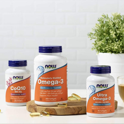 Now Foods, Omega-3, Cardiovascular Support, 200 Soft Gels