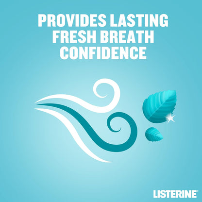 Listerine Cool Mint Mouthwash, Pack of 3x500ml, Mouth Freshener from Listerine for a Fresh Healthy Breath, 24 Hour Protection Against Plaque, Refreshing Sensation, for a Healthier Mouth