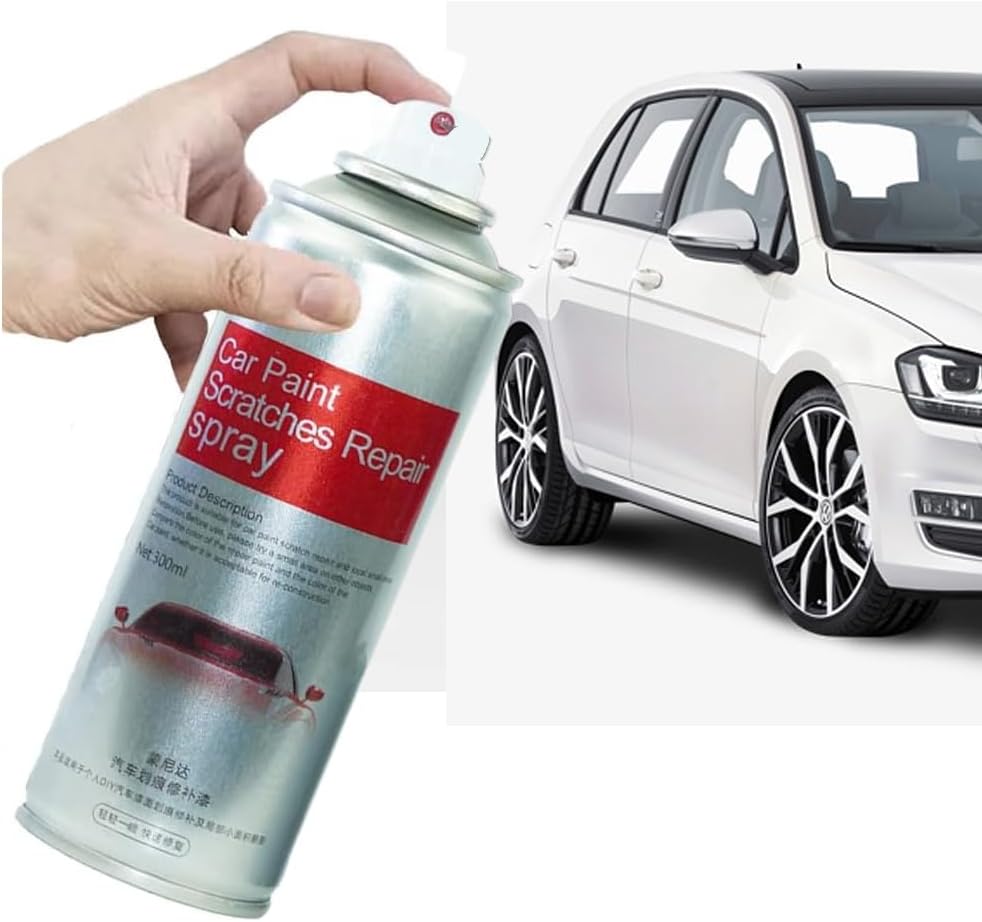 Supociam Car Scratch Repair Paste Spray, Silver Automotive Universal Touch-Up Spray Paint, 11 oz, Silver,