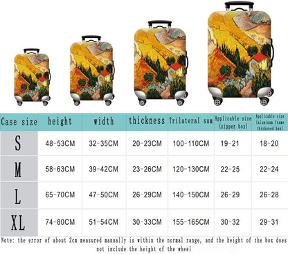 Homarket Travel Luggage Cover for 18-32 Inch Luggage, Cover for Suitcase Luggage Protector Premium Elasticated