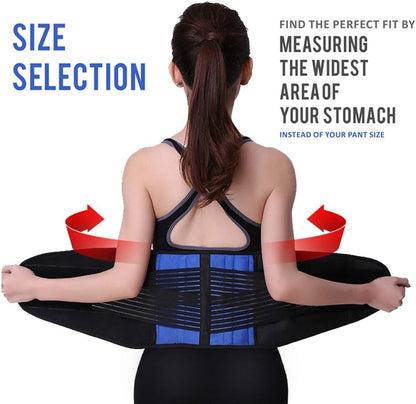 Baytion Waist Trimmer Belt for Women & Men,Adjustable Waist Trainer Helps Abdominal Aerobic Exercise & Slimming Body Effect,Strengthens The Core With Strong Support for Waist & Lumbar Spine