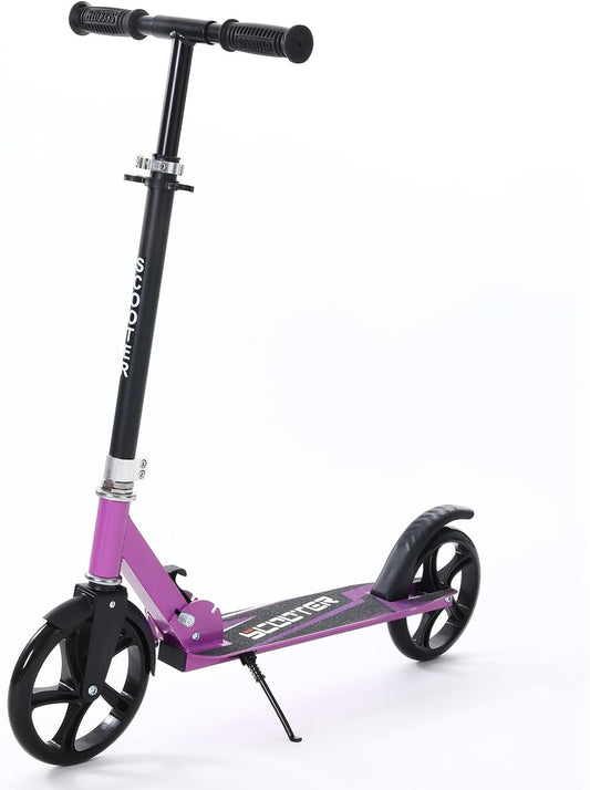 Beauenty Kick Scooter for Kids, Teens, Adult Riders Up to 150KG, 2-Wheel Scooter Foldable to Carry