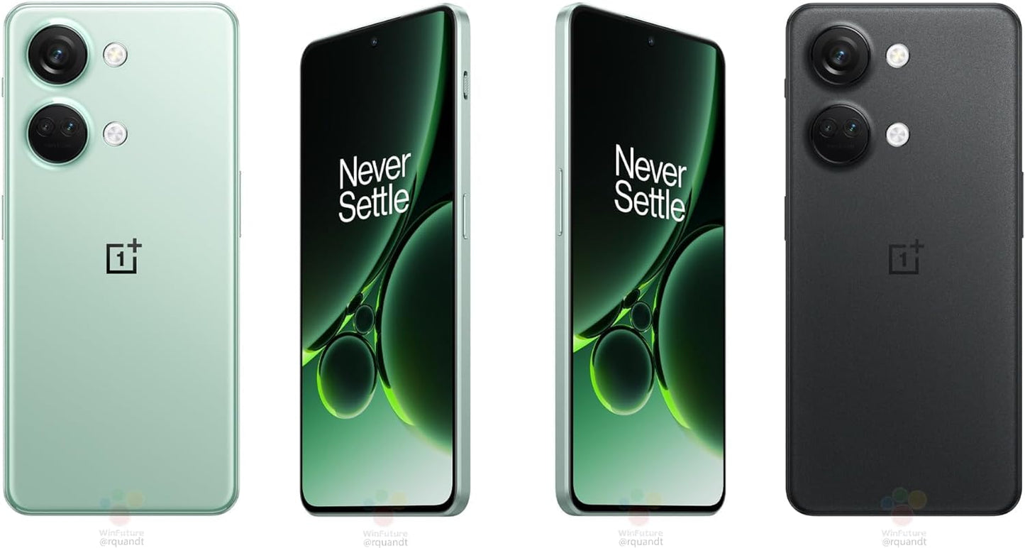 OnePlus Nord 3 Dual-SIM 256GB ROM + 16GB RAM (Only GSM  No CDMA) Factory  Unlocked 5G Smartphone (Misty Green) - International Version 