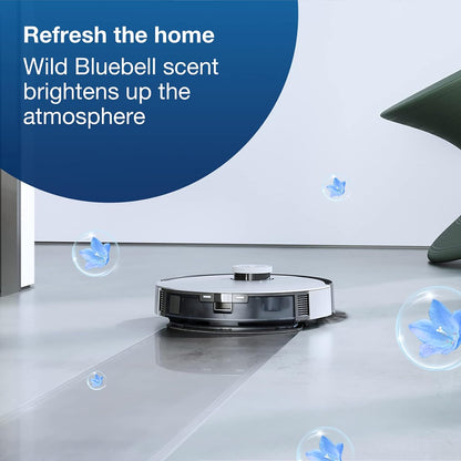 ECOVACS X2 OMNI Robot Vacuum Cleaner 8000PA Strongest Suction (Auto Clean+Auto Empty) Deep Sweeping and Mopping,15mm Auto-Lift Mopping, 55°Hot Water Mop Washing and 6400mAh Battery