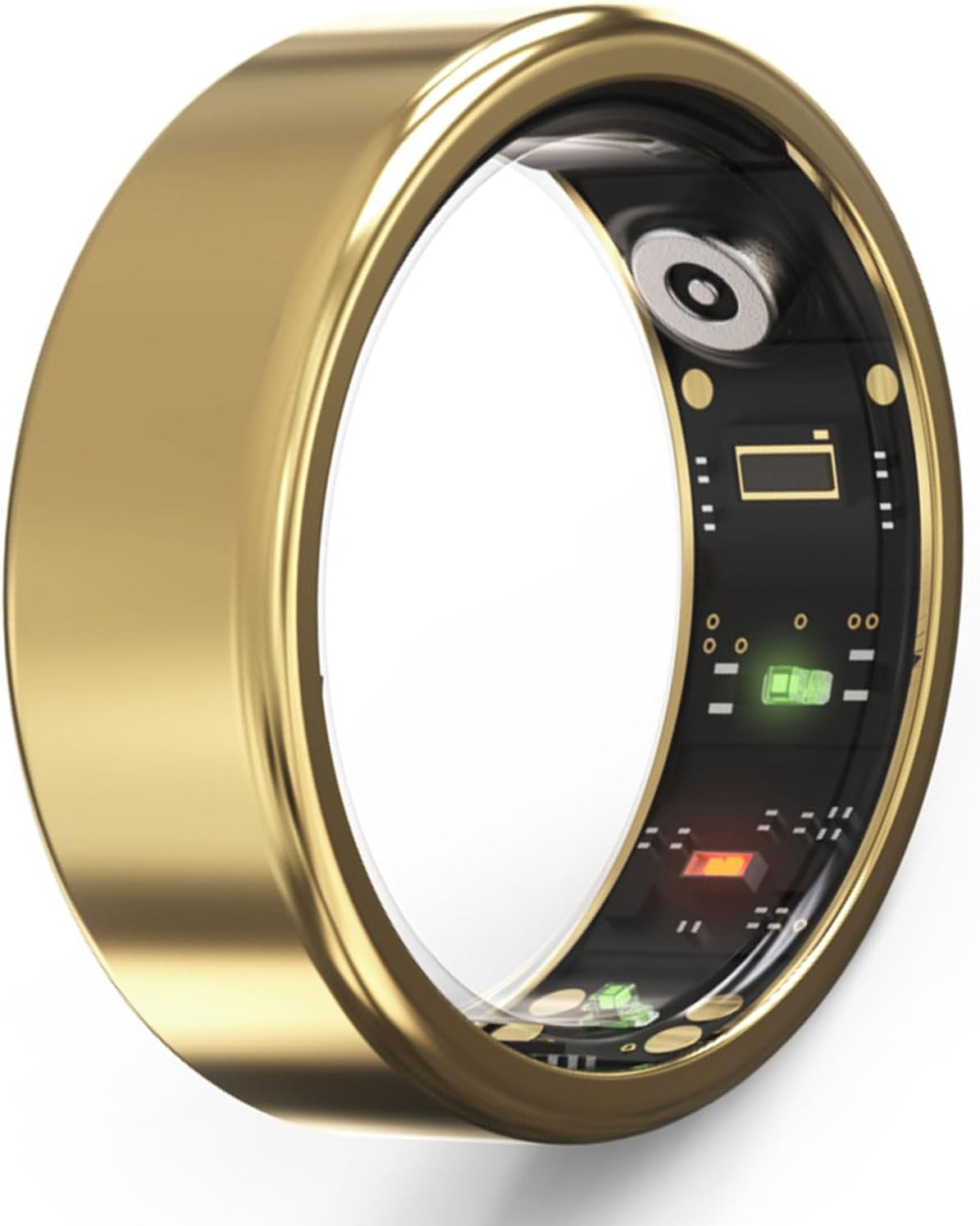 All-in-one Wearable Device, Multi-functional Smart Ring, Records Steps, Distance, Calories, Heart Rate And Other Data, Sleep Monitoring 8 Gold