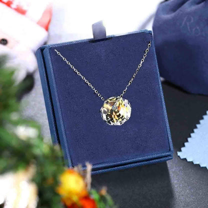 Swarovski Elements 925 Sterling Silver Pendent Necklace for Women Gift JRosee Jewelry