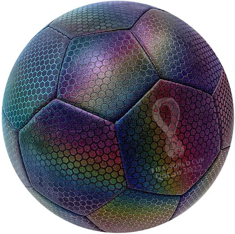 Fifa 100007 World Cup Qatar 2022 Reflective Glow in Dark Football Size 5