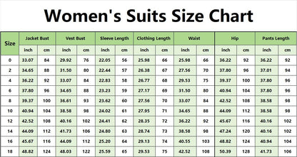 70ILYUHS 3 Piece Women's Suits Set Slim Fit Elegance Notch Lapel Womens Blazer with Deep Pocket (Blazer+Vest+Pants)