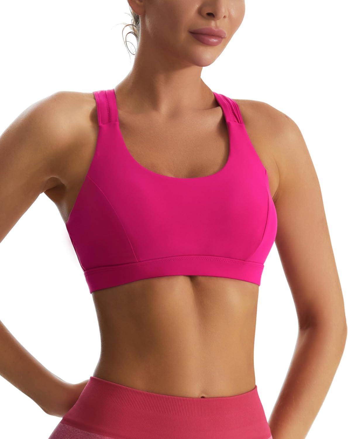 RUNNING GIRL womens Full Coverage Women's Plus Sports Bras