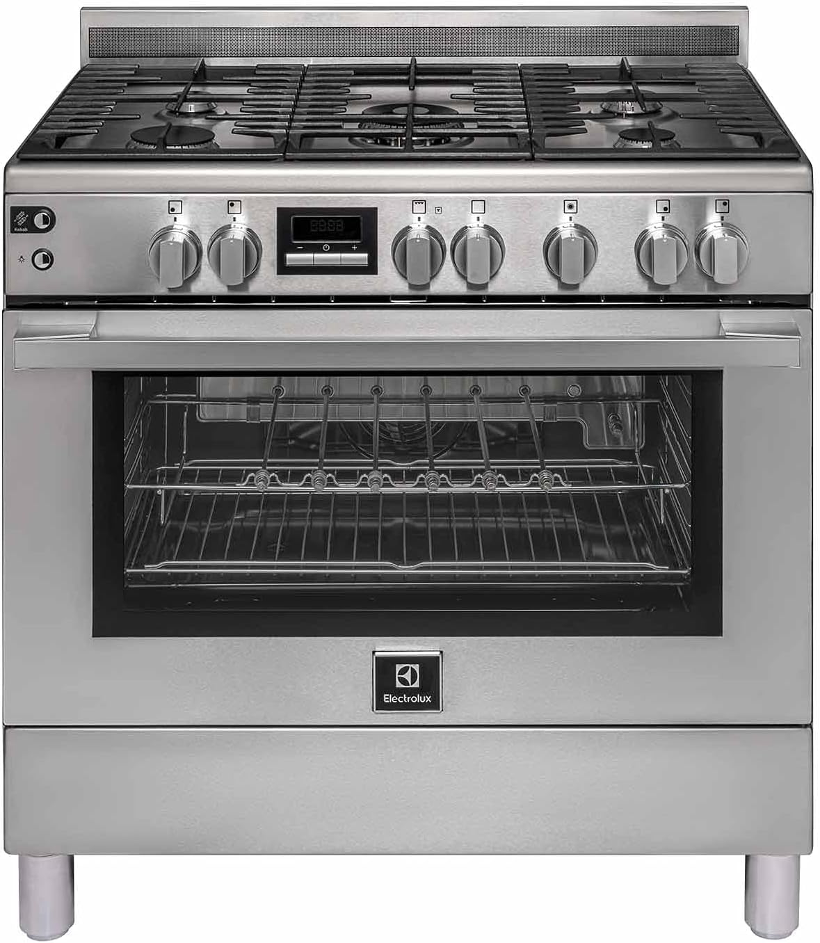 Electrolux 90Cm Ultimate Taste 500 Freestanding Cooker,Gas Hob,127L Oven,Full Safety,Kebab Maker, Ekg9241Z7X"Min 1 year manufacturer warranty"